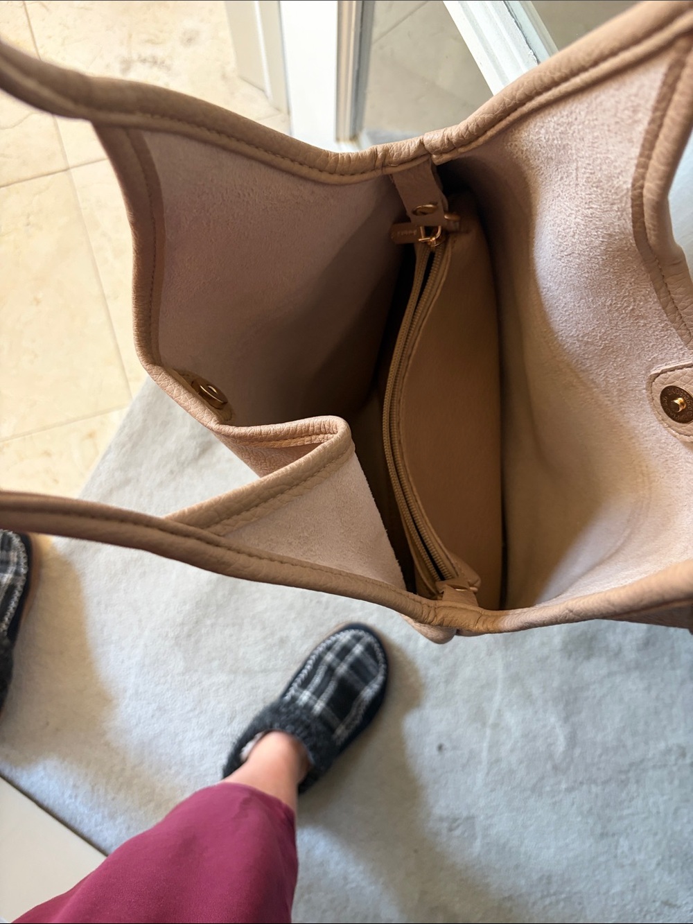 Montana West Tan Shoulder Bag with Double Straps - Picture 2 of 4